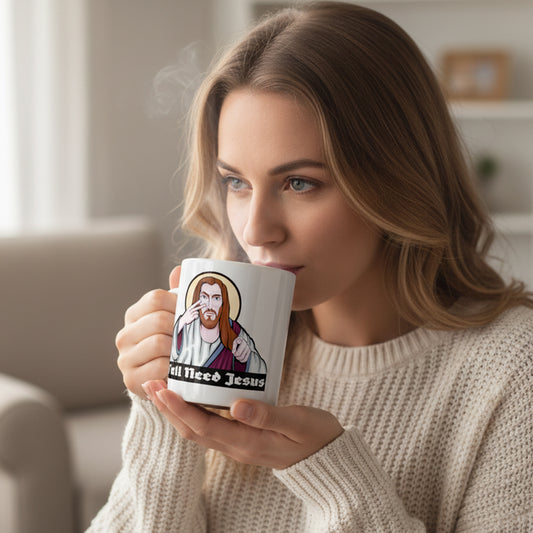 Funny Jesus Sticker Pack – Christian Humor Decals Set of 3 | “Y’all Need Jesus” “I’m Telling DAD” “I SAW THAT” | Faith Stickers Gift
