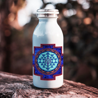 Shri Yantra Vinyl Sticker – Sacred Geometry Meditation Decal, Contour Cut, Laminated Water-resistant