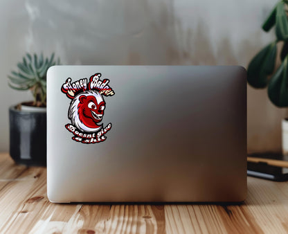 Honey Badger Bust Vinyl Decal – “Honey Badger Doesn’t Give a Sh*t”
