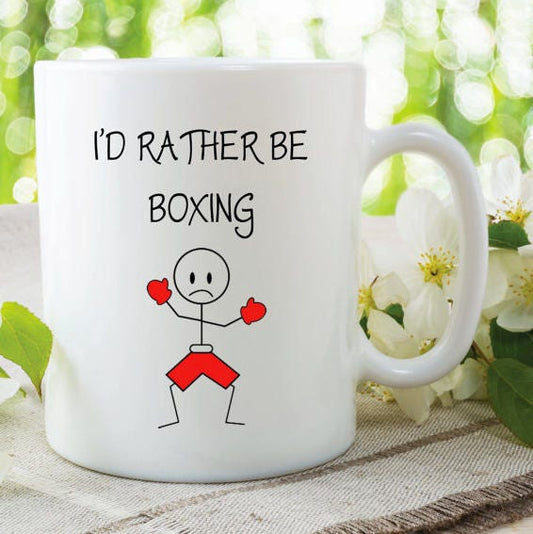 NOVELTY FUNNY CUP, Custom Print Mugs, Boxing Coffee Mug, Mug For Anniversary, Mug For Lover, Birthday Coffee Mug