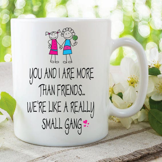 SMALL GANG MUG, Novelty Quotes Mug, Humour Coffee Cup, Printed Coffee Mug, Kitchen Accessories, 15oz Tea Cup, Handmade Tea Mug