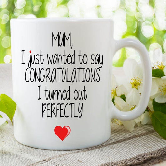 Mother's Day Coffee Mug, Handmade Mug, Mothers Day Mug, Ceramic Coffee Cup, Mother's Day Gift, Tea Cup, Gift For Her, Sarcastic Mug