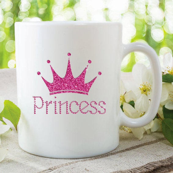 LITTLE PRINCESS MUG, Novelty Quotes Mug, Little Girl Mug, Printed Coffee Mug, Gift For Daughter, Microwave Safe Cup, 15oz Tea Cup