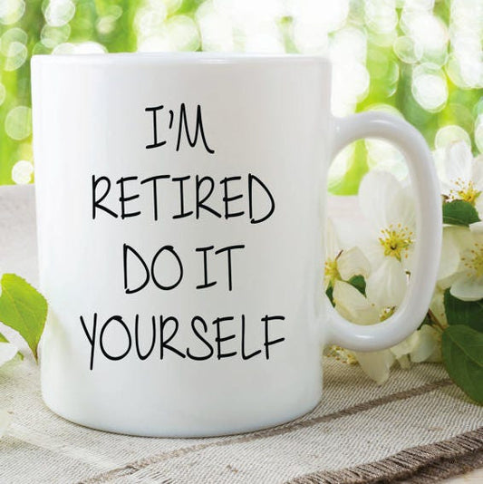 Retirement Coffee Mug, Funny Work Mug, Coworker Gift, Handmade Coffee Cup, Ceramic Tea Mug, Sarcastic Coffee Mug, Farewell Gift