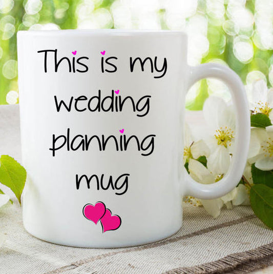 WEDDING PLANNER MUG, Wedding Planning Mug, This Is My Wedding Planning Mug, Bride Coffee Cup, Handmade Coffee Cup, Coffee Lover Gift