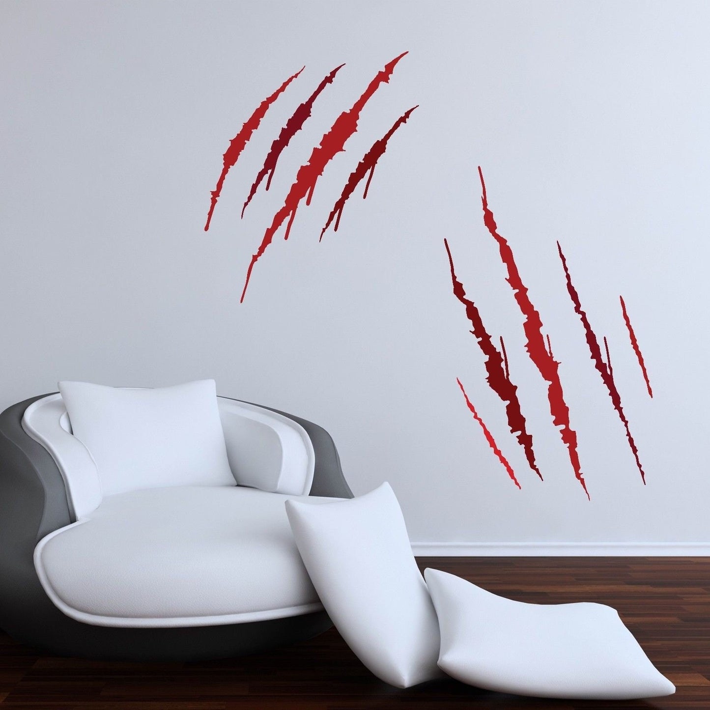 CLAWS WALL DECAL, Horror Wall Sticker, Halloween Wall Decal, Horror Movie Sticker, Claw Vinyl Decal, Halloween Friend Gift