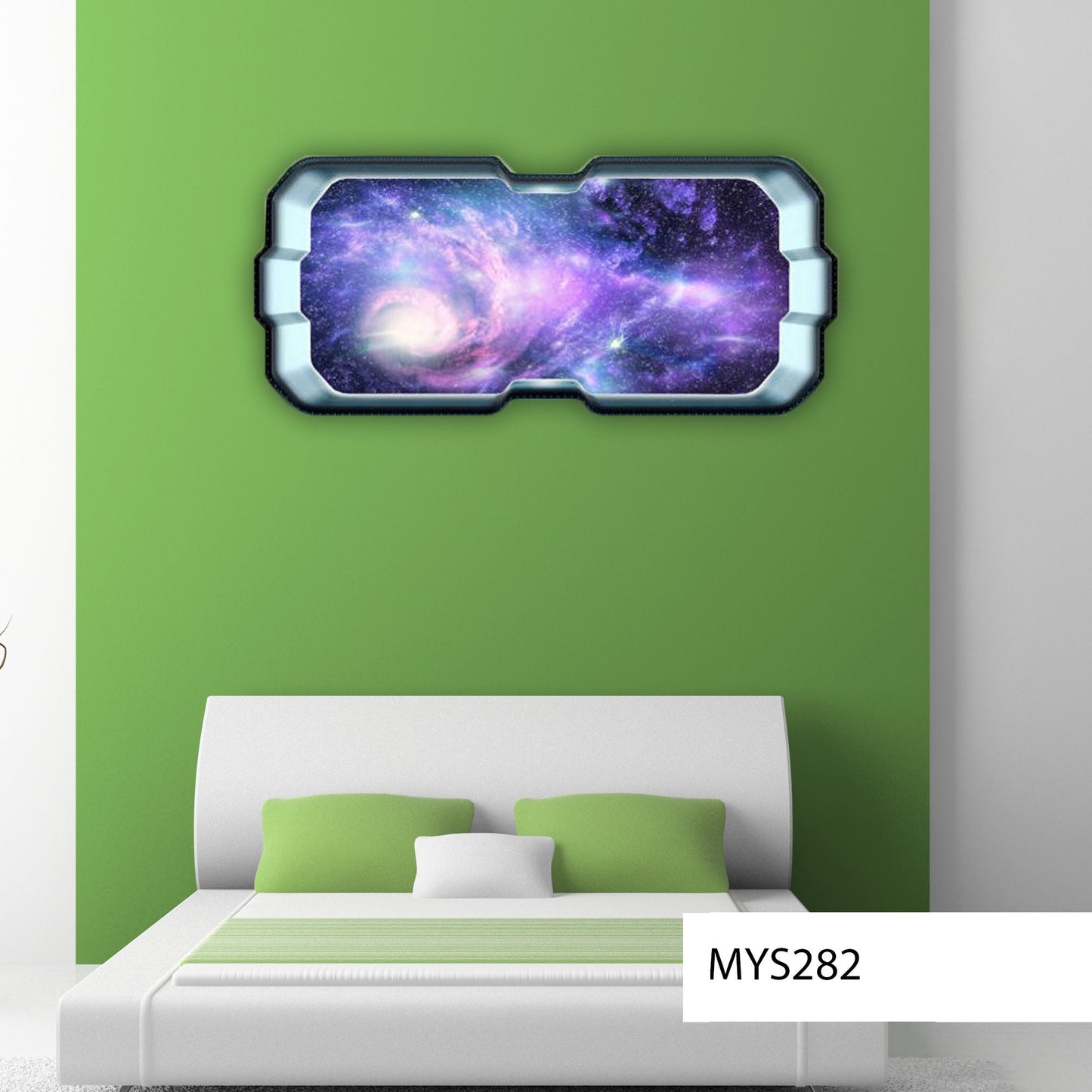 GALAXY STARS DECAL, Space System Sticker, 3d Galaxy Wall Decal, Gift For Astronaut, Removable Wall Decal, Space Portal Decal