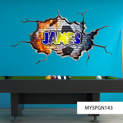 Custom Graffiti Wall Decals Name - Personalized Kids Rooms Decor Hip Hop Vinyl Sticker Custom Art Decal Gift For Kids Living Room Decor