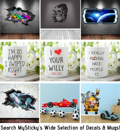 Custom Graffiti Wall Decals Name - Personalized Kids Rooms Decor Hip Hop Vinyl Sticker - Removable Peel and Stick Wall Mural - Custom Gift