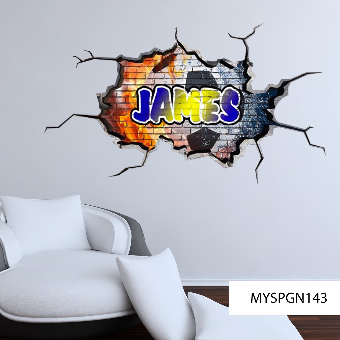 Custom Graffiti Wall Decals Name - Personalized Kids Rooms Decor Hip Hop Vinyl Sticker Custom Art Decal Gift For Kids Living Room Decor