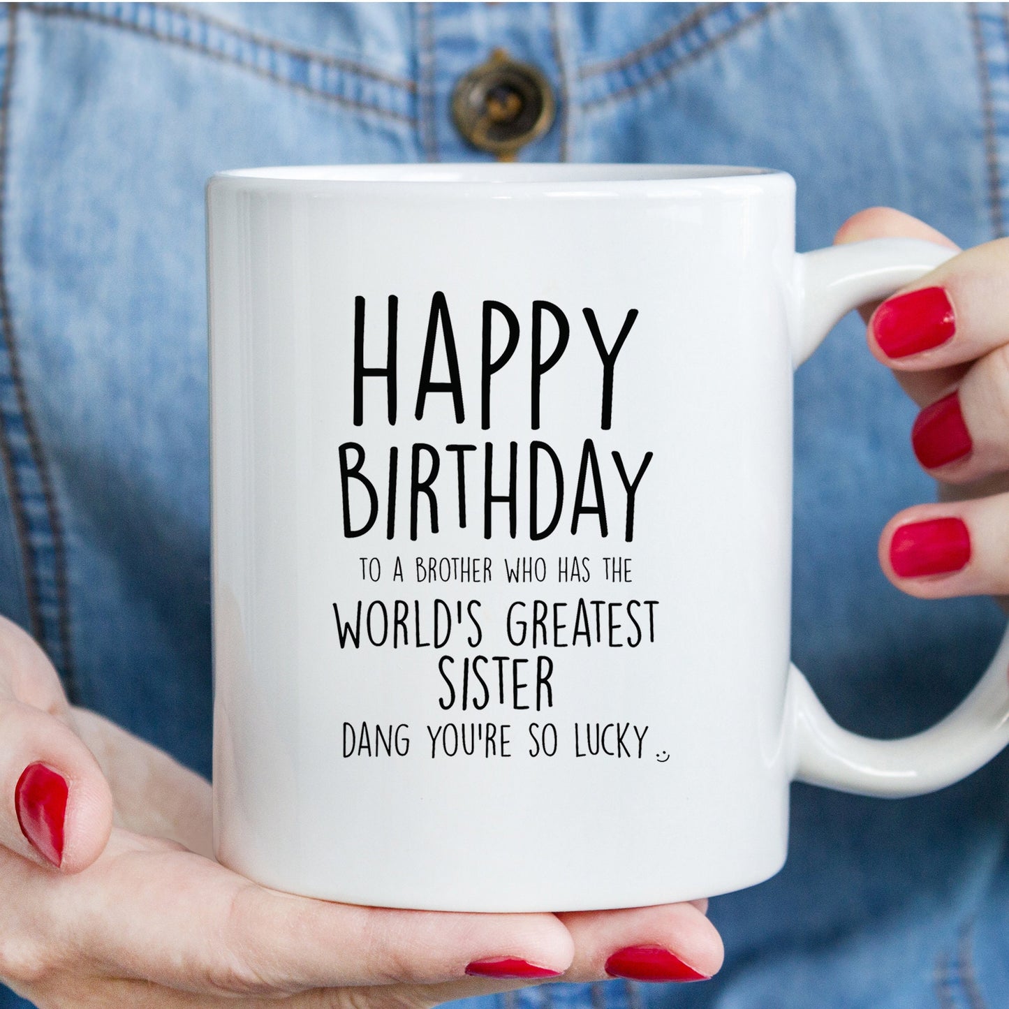 SISTER COFFEE MUG, Greatest Sister Mug, Birthday Tea Cup, Sister Birthday Mug, Quote Coffee Mug, Unique Coffee Cup