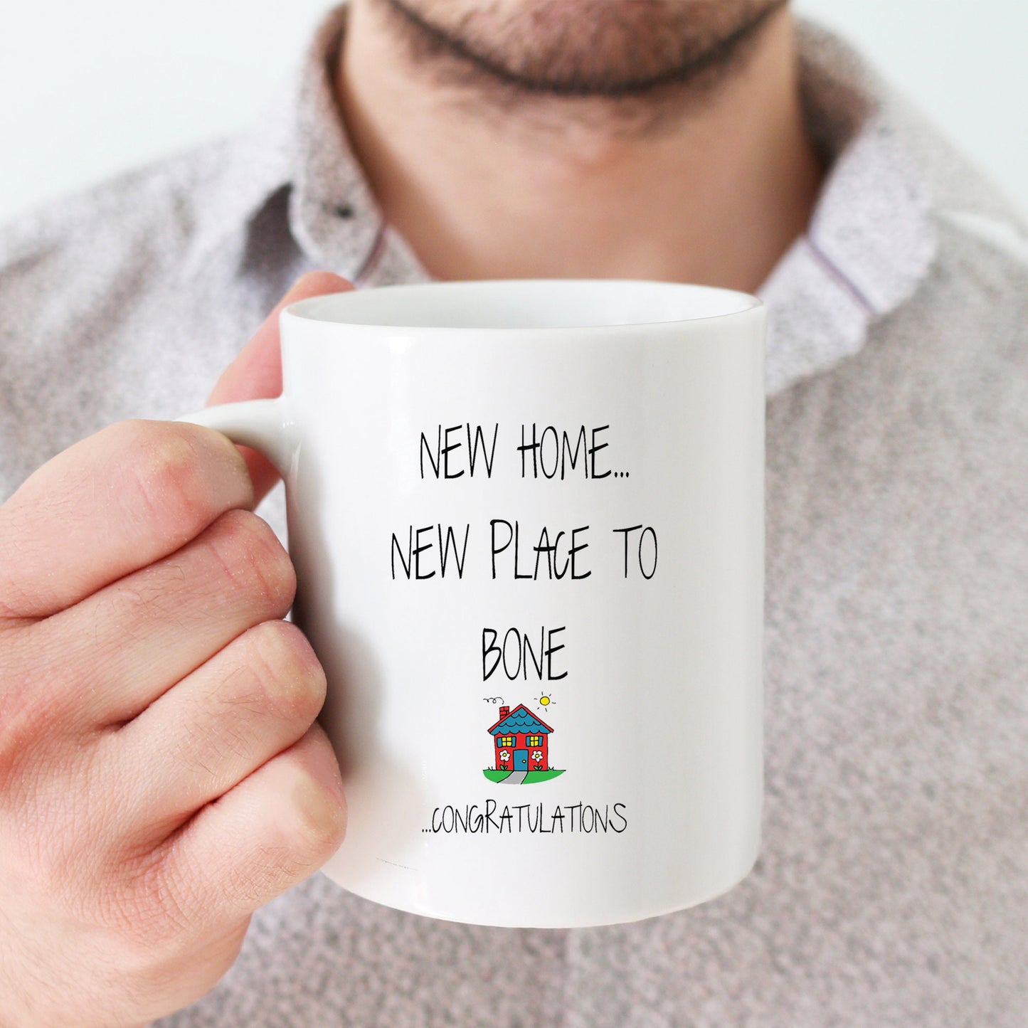 NEW HOME MUG, Proposal Coffee Mug, Home Coffee Cup, Gift For Friend, Sarcastic Coffee Mug, Humorous Coffee Mug, Housewarming Gift