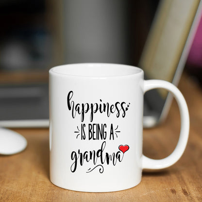 GRANDMA TEA CUP, Funny Rude Mugs, Ceramic Coffee Mug, Gift For Grandma, Handmade Tea Mug, Mother Day Gift, 15oz Tea Cup,