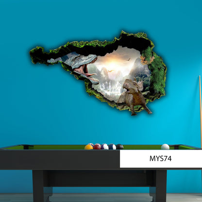 Tyrannosaurus Rex Decal, Boy Room Decal, Dino Kids Decor, Dinosaur Sticker, Jurassic World Vinyl Decal, Peel and Stick Dino, Dino Wall Decal