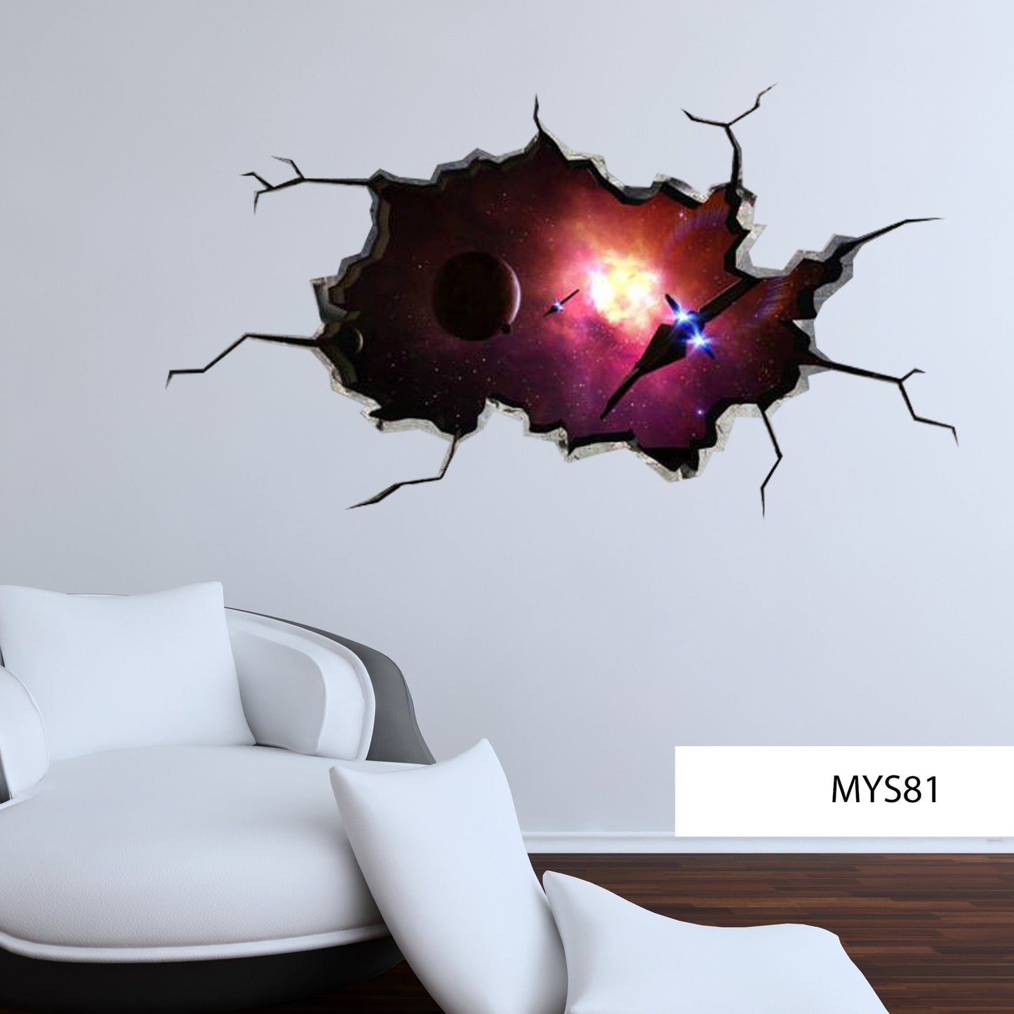 EARTH SPACE STICKER, Nasa Wall Decal, Galaxy View Sticker, Planet Wall Stickers, Galaxy Wall Decal, Nasa Wall Sticker