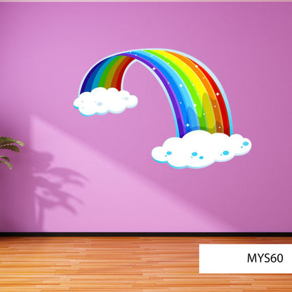 Rainbow Wall Decal, Rainbow Wall Decor, Baby Bedroom Decor, Rainbow Wall Art, Nursery Decal, Kids Room Decal, Rainbow Art Sticker