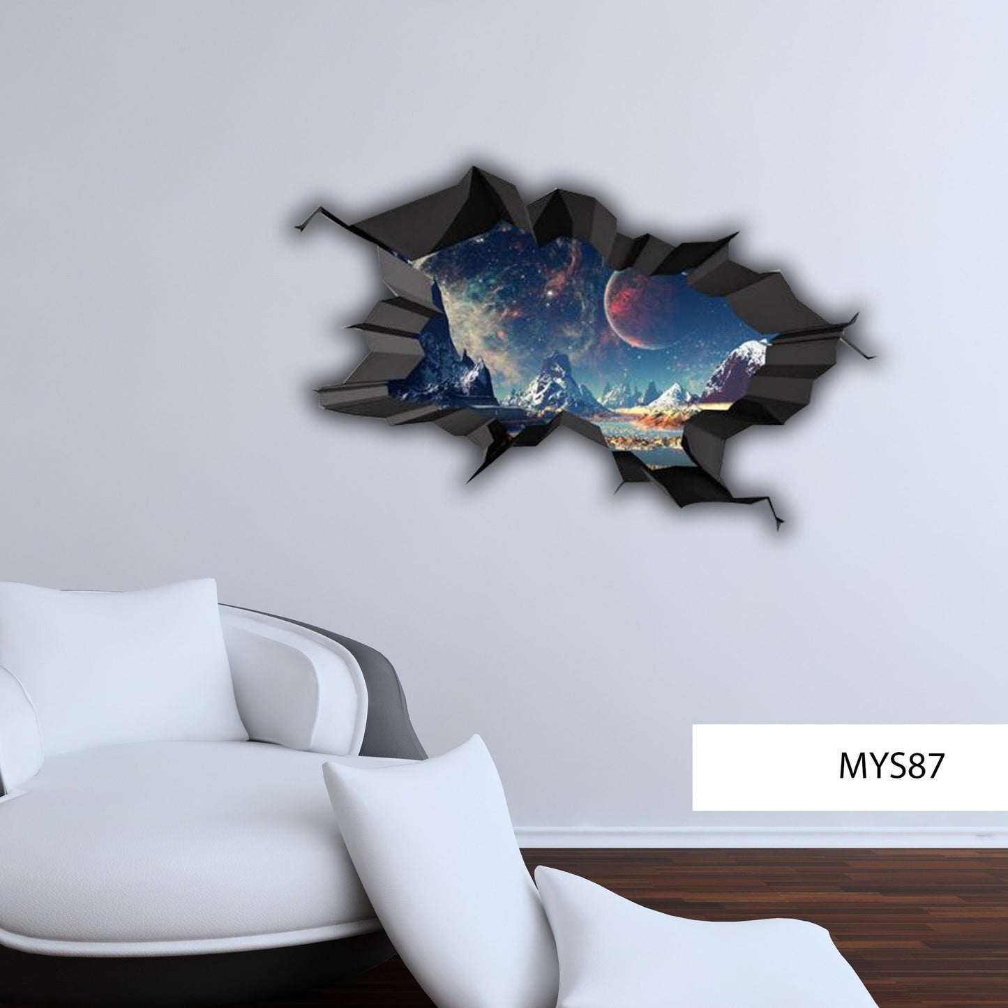 Wall Decal, Headboard Wall Decal, Nursery Wall Decal, Kids Wall Decal, Office Wall Decal, Galaxy Wall Decal, Abstract Wall Decal