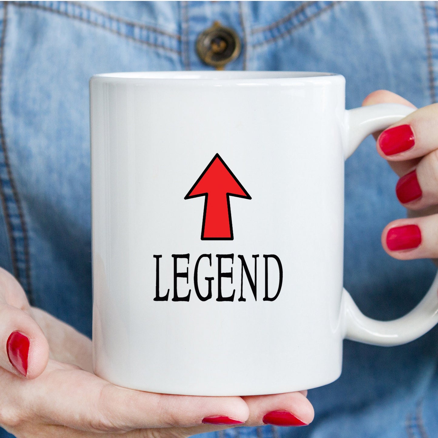 LEGEND COFFEE MUG,Arrow Print Cup,Mug For Legends, 15oz Coffee Mug, Mug For Father, Valentines Day Mug, Mug For Friend