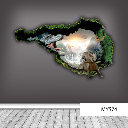 Tyrannosaurus Rex Decal, Boy Room Decal, Dino Kids Decor, Dinosaur Sticker, Jurassic World Vinyl Decal, Peel and Stick Dino, Dino Wall Decal