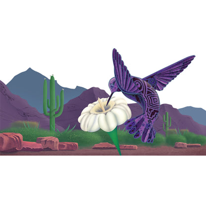 Hummingbird Wall Decal - Removable Vinyl Sticker for Bird Room Decor, Nursery Wall Art, Wildlife Mural, Vinyl Kids Room Decor