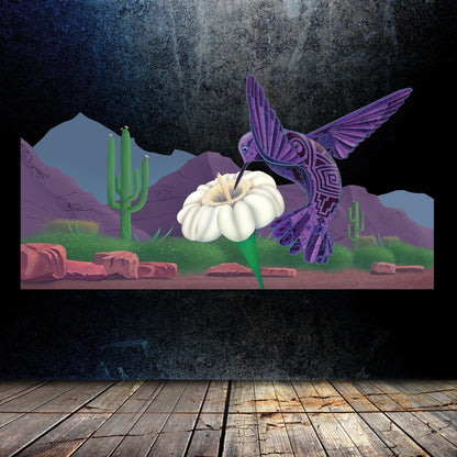 Hummingbird Wall Decal - Removable Vinyl Sticker for Bird Room Decor, Nursery Wall Art, Wildlife Mural, Vinyl Kids Room Decor