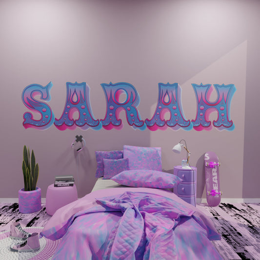 High-Quality Custom Name Wall Decal - Easy Application, Ideal for Nursery, Bedroom, or Home Office - Durable Vinyl, Personalized Sticker