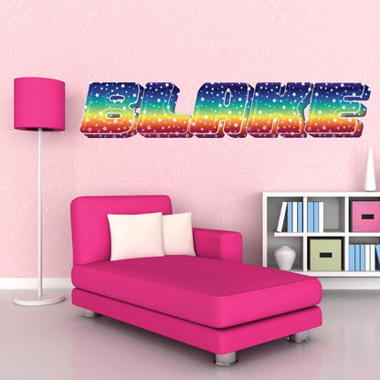 Custom Name Wall Decal - Premium Quality Vinyl Sticker for Kids' Rooms, Nurseries, and Home Decor - Personalized Wall Art for Boys and Girls