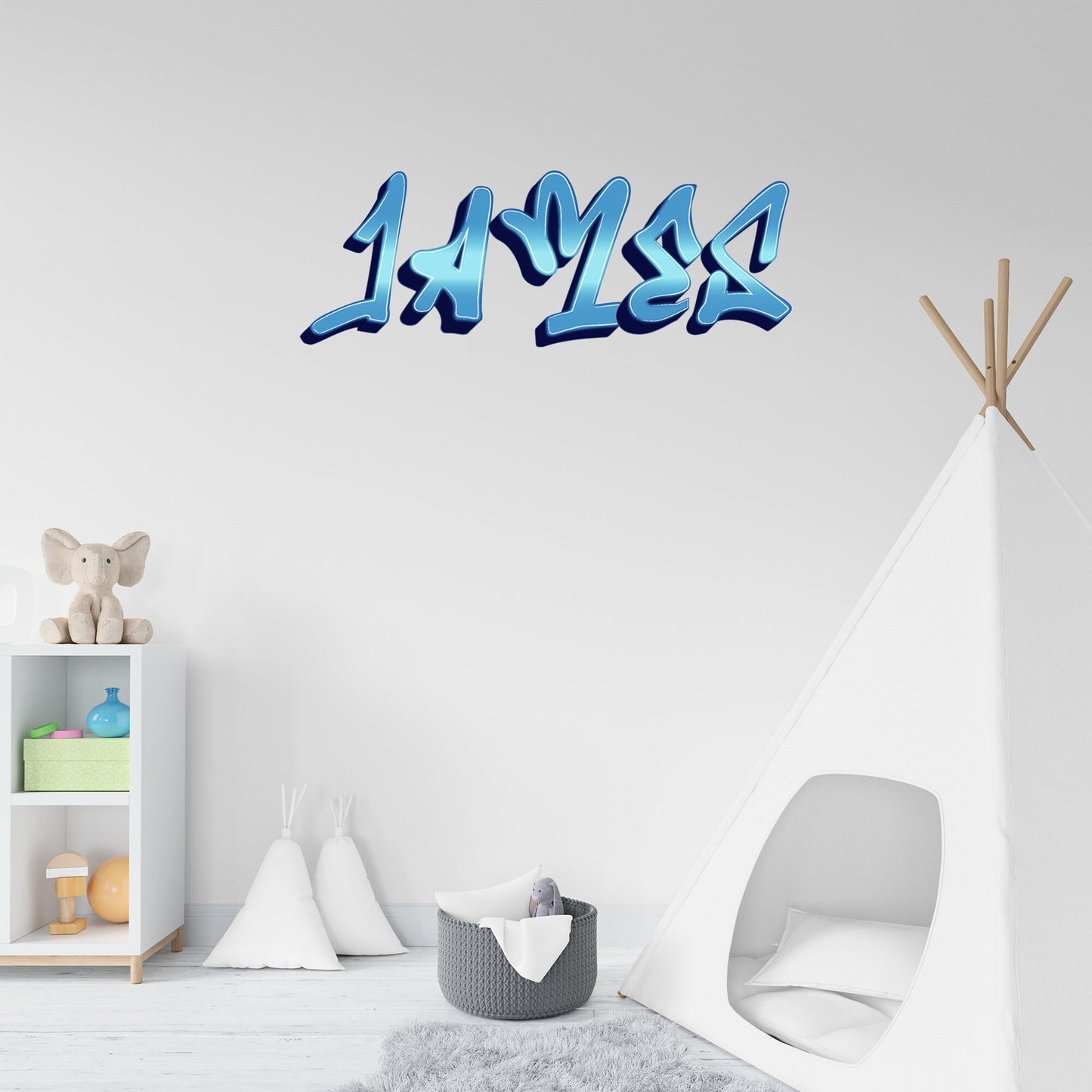 Custom Kids' Name Wall Decal - Durable Vinyl Sticker for Nursery and Home Decor - Personalized Boys and Girls Name Wall Art