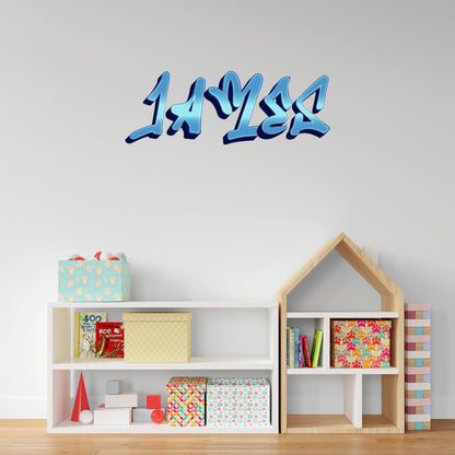 Custom Kids' Name Wall Decal - Durable Vinyl Sticker for Nursery and Home Decor - Personalized Boys and Girls Name Wall Art