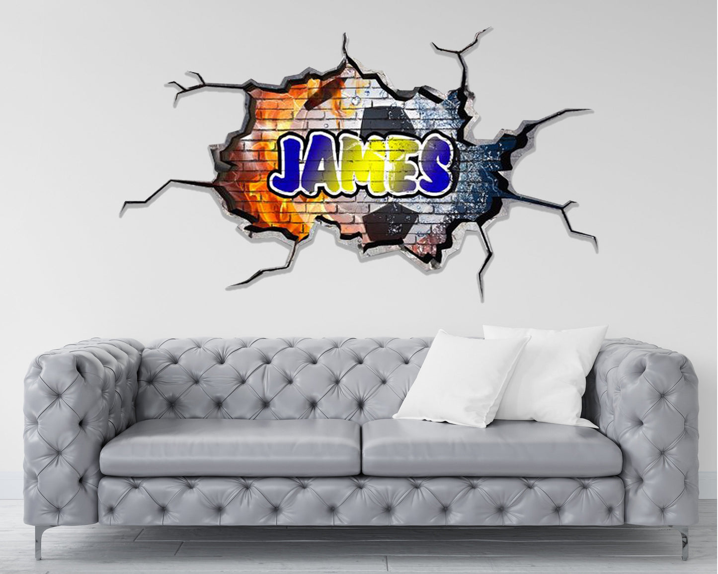 Custom Graffiti Wall Decals Name - Personalized Kids Rooms Decor Hip Hop Vinyl Sticker Custom Art Decal Gift For Kids Living Room Decor