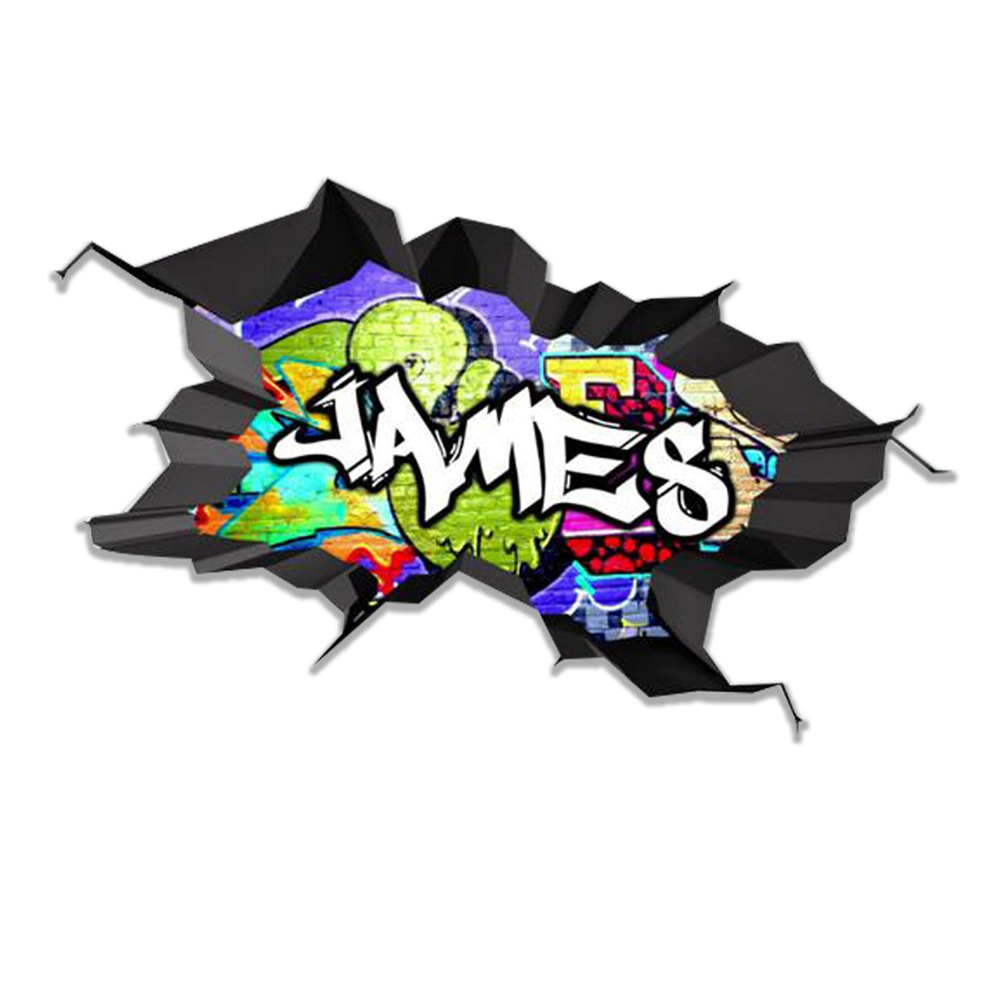 CUSTOM WALL MURAL, Graffiti Wall Decal, Vinyl Wall Stickers, Name Wall Decal, Home Decor Art, Personalized Sticker, Graffiti Wall Art