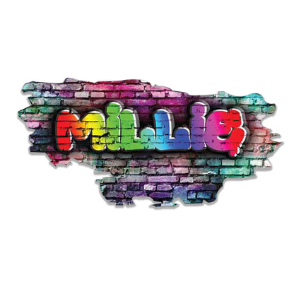 GRAFFITI WALL DECOR, Custom Art Decal, Personalized Name Wall Decal, My Sticky Wall Decal, Gift For Kids, Custom Name Wall Sticker