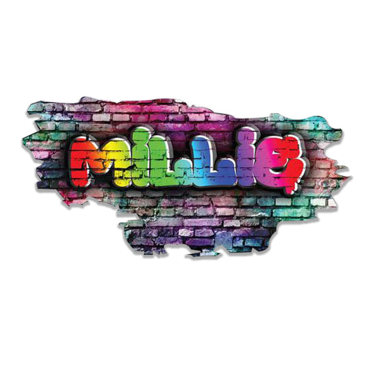 GRAFFITI WALL DECOR, Custom Art Decal, Personalized Name Wall Decal, My Sticky Wall Decal, Gift For Kids, Custom Name Wall Sticker