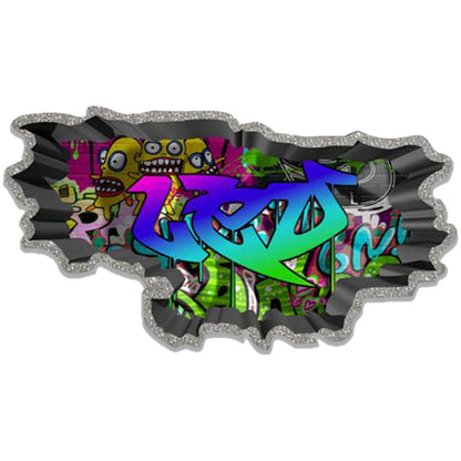 Graffiti Wall Art, Custom Graffiti Name, Boys Graffiti Wall Decor, Personalized Wall Decal, Name Art For Kids Wall, Graffiti Wall Sticker