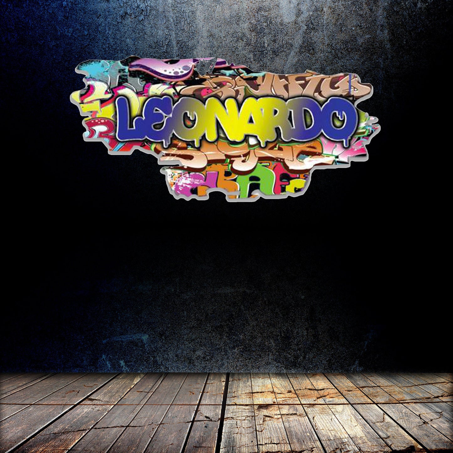 Personalized Graffiti Name Wall Decal - Custom Hip Hop Vinyl Sticker - Removable Kids Room Decor - Peel and Stick Wall Mural - Unique Gift