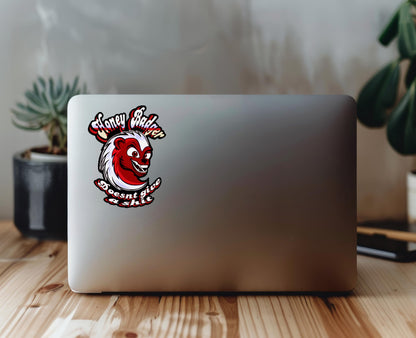 Honey Badger Bust Vinyl Decal – “Honey Badger Doesn’t Give a Sh*t”